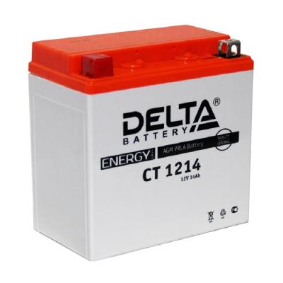 Аккумулятор для ИБП Delta Battery CT, 147х88х151 мм (ВхШхГ),  необслуживаемый свинцово-кислотный,  12V/14 Ач, (CT 1214)