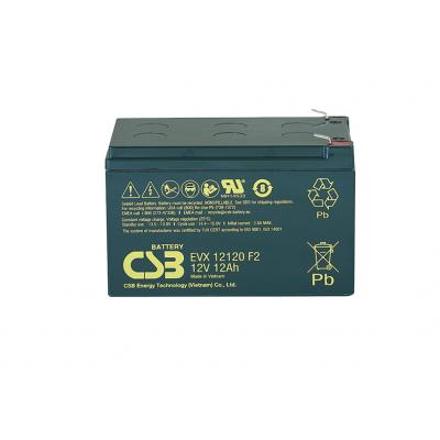 Аккумулятор для ИБП CSB Battery EVX, 94,1х98х151 мм (ВхШхГ),  необслуживаемый свинцово-кислотный,  12V/12 Ач, (EVX 12120)
