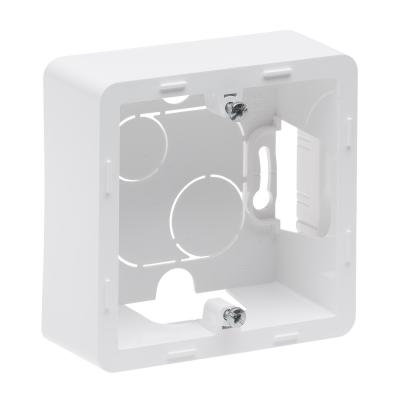 Коробка открытого монтажа Legrand INSPIRIA, 1 модуль, 85,9х85,9х45,7 мм (ВхШхГ), цвет: белый