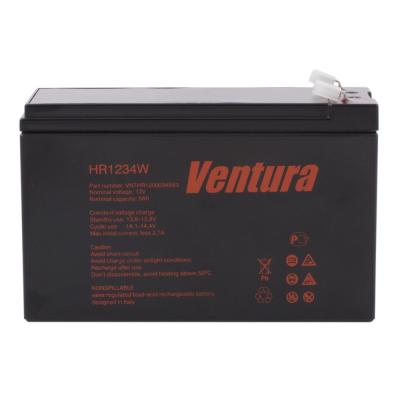 Аккумулятор для ИБП Ventura HR, 94х151х65 мм (ВхШхГ),  Необслуживаемый свинцово-кислотный,  12V/9 Ач, цвет: чёрный, (HR 1234W)