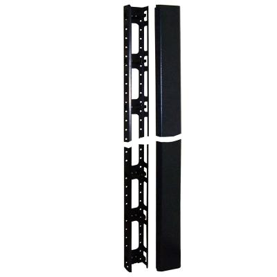 Направляющая TWT ECO, вертикальный, 22U, для настенных шкафов, сталь, цвет: чёрный