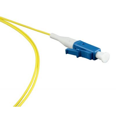 Пигтейл Hyperline, LC/APC (Duplex), OS2 9/125, 1м, синий хвостовик, цвет: жёлтый