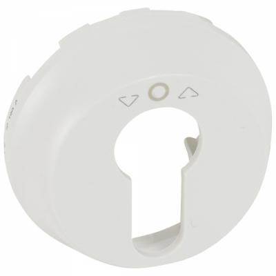 Лицевая панель для выключателя Legrand Celiane, 70х58 мм (ВхШ), ключ, для жалюзи, цвет: белый, (LEG.068157)