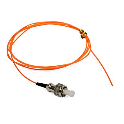 Пигтейл Hyperline, FC (MM), OM2 50/125, 1м, чёрный хвостовик, цвет: оранжевый