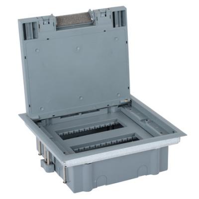 Монтажная коробка Legrand DLP, пластик, для горизонтального размещения, 32х640 мм (ВхШ), модулей: 12, в пол