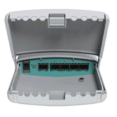 Маршрутизатор Mikrotik, CRS, портов: 5, 48х178х125 мм (ВхШхГ), цвет: серый, CRS105-5S-FB