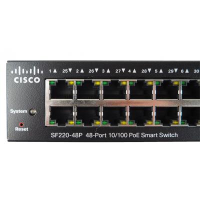Коммутатор Cisco, SF220-48P-K9-EU