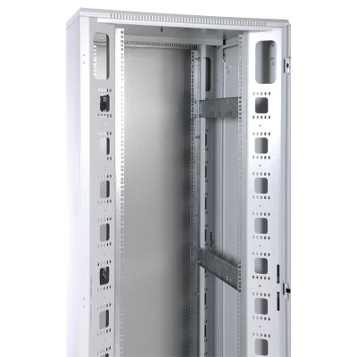 Шкаф телекоммуникационный напольный кроссовый 33U (800x800) дверь стекло,задняя металл,перфор.стенки-05