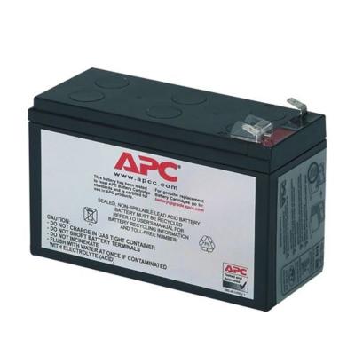 Аккумулятор для ИБП APC, 140х102х48 мм (ВхШхГ) свинцово-кислотный с загущенным электролитом  12 V 72 Ач, цвет: чёрный, (APCRBC106)
