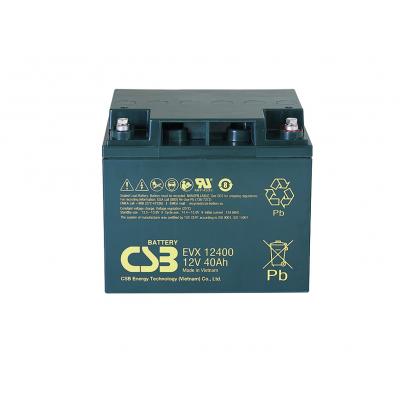 Аккумулятор для ИБП CSB Battery EVX, 154,8х130х195 мм (ВхШхГ),  необслуживаемый свинцово-кислотный,  12V/34 Ач, (EVX 12400)