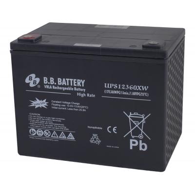 Аккумулятор для ИБП B.B.Battery UPS, 200х173х261 мм (ВхШхГ),  необслуживаемый электролитный,  12V/88 Ач, (BB.UPS 12360XW)