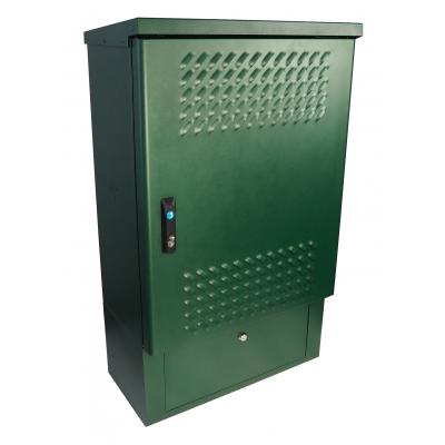 Шкаф уличный всепогодный настенный ЦМО ШТВ-Н, IP65, 6U, корпус: металл, 400х600х500 мм (ВхШхГ), цвет: зелёный мох