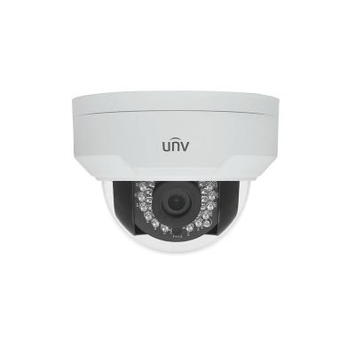 Сетевая IP видеокамера Uniview, купольная, помещение/улица, х2, 1/2,7’, ИК-фильтр, цв: 0,02лк, объе-в: 2,8мм, цвет: белый, (IPC322ER3-DVPF28)