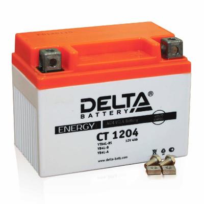 Аккумулятор для ИБП Delta Battery CT, 87х70х114 мм (ВхШхГ),  необслуживаемый свинцово-кислотный,  12V/4 Ач, (CT 1204)