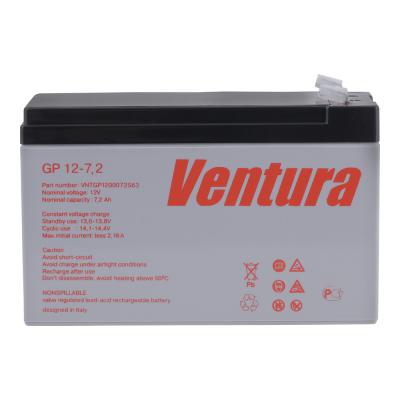 Аккумулятор для ИБП Ventura GP, 94х151х65 мм (ВхШхГ),  Необслуживаемый свинцово-кислотный,  12V/7,2 Ач, цвет: серый, (GP 12-7,2)