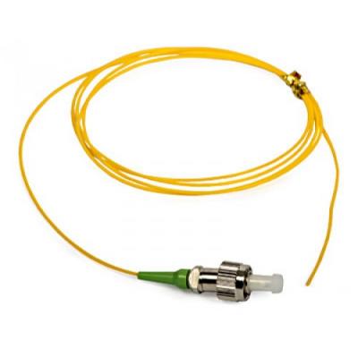 Пигтейл Hyperline, FC/APC (SM), OS2 9/125, 1м, зелёный хвостовик, цвет: жёлтый
