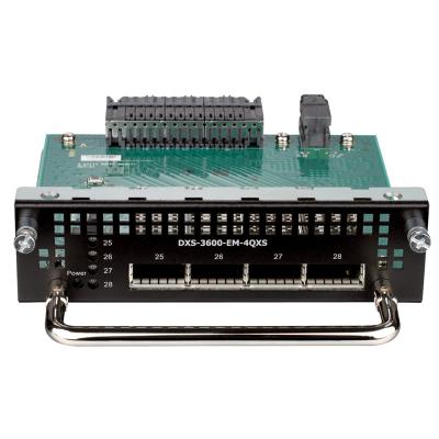 Модуль D-Link, портов: 4, поставляется в проекты, (DXS-3600-EM-4QXS)