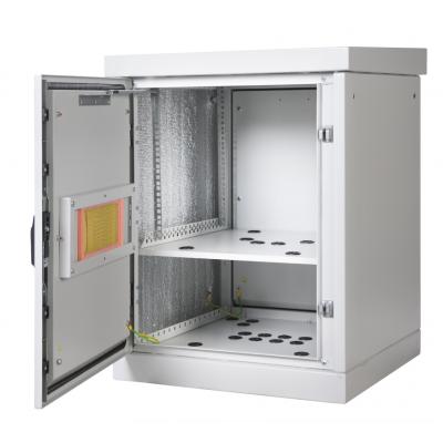 Шкаф уличный всепогодный 9U (600х800), передняя дверь вентилируемая-10