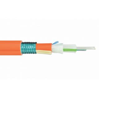Кабель ВО Eurolan L21 Loose tube,  4хОВ, OS2 9/125, LSZH (нг(A)-HF), Ø 11,6мм, снаружи зданий в грунт, бронированный, цвет: оранжевый, диэлектрический