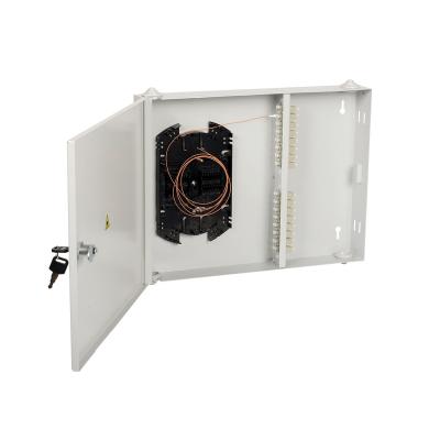 Кросс-панель ITK портов: 16 LC (Duplex) OM4, установлено адаптеров: 12невыдвижная, настенная, цвет: серый