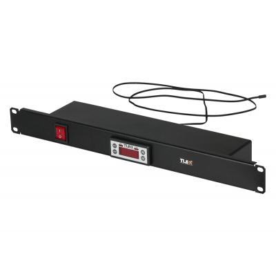 Панель TLK, без кабеля питания, 1U, 44,45х482х92 мм (ВхШхГ), для шкафов и стоек, цвет: чёрный