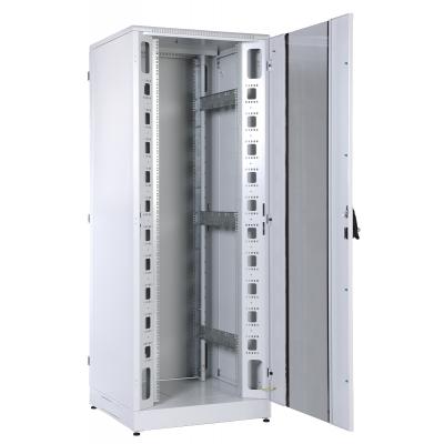 Шкаф телекоммуникационный напольный кроссовый 33U (800x800) дверь стекло,задняя металл,перфор.стенки-10