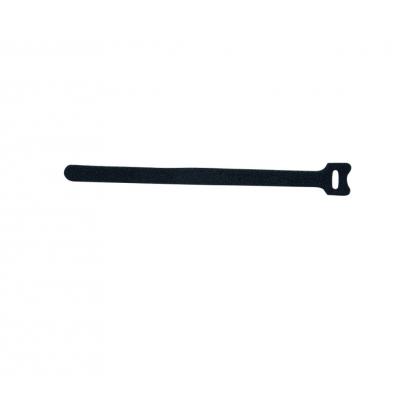 Стяжка кабельная Eurolan Velcro, открывающаяся, 12 мм Ш, 210 мм Д, 10 шт, цвет: чёрный