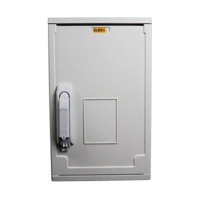 Шкаф электротехнический настенный Elbox EP, IP44, 400х250х250 мм (ВхШхГ), дверь: пластик, полиэстер, цвет: серый