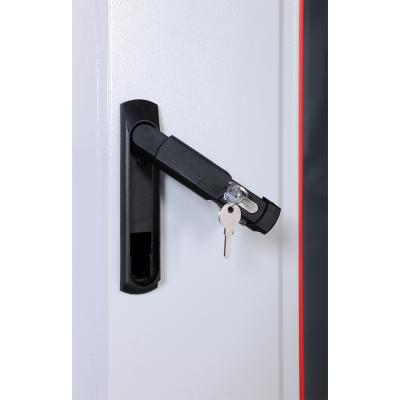 Шкаф телекоммуникационный напольный кроссовый 33U (800x800) дверь стекло,задняя металл,перфор.стенки-04