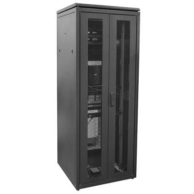 Шкаф серверный напольный ITK LINEA N, IP20, 28U, 1425х800х800 мм (ВхШхГ), дверь: двойная распашная, перфорация, боковая панель: сплошная съемная, разб