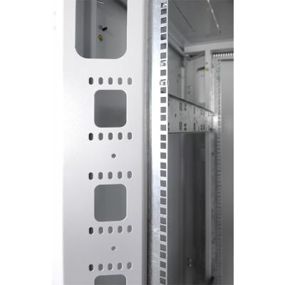 Шкаф телекоммуникационный напольный кроссовый 42U (800x800) дверь стекло, задняя дверь металл-02