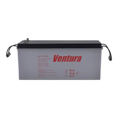 Аккумулятор для ИБП Ventura GPL, 218х522х240 мм (ВхШхГ),  Необслуживаемый свинцово-кислотный,  12V/200 Ач, цвет: серый, (GPL 12-200)
