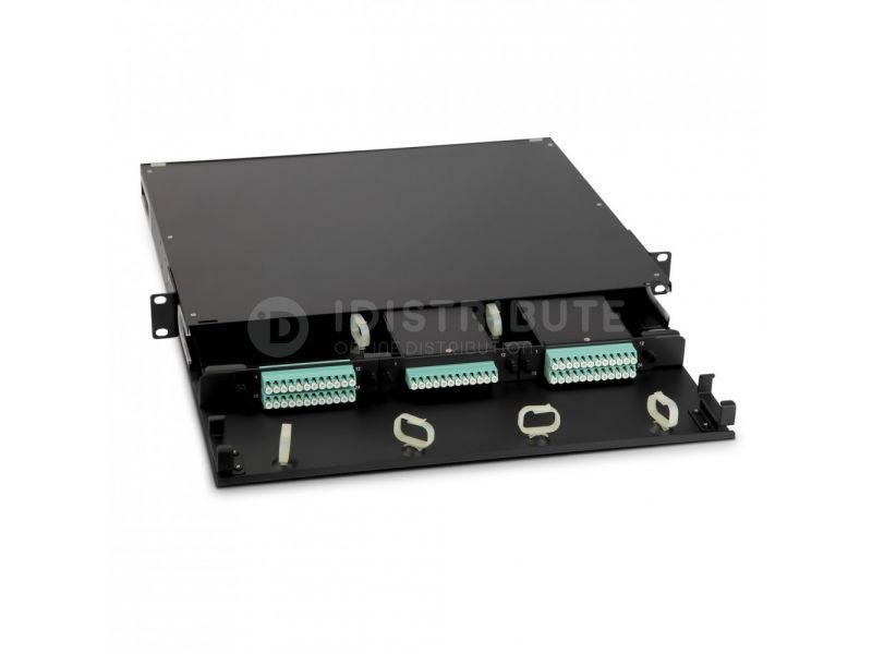 Купить Hyperline FO-19BX-1U-D1-3xSLT-W120H32-EMP коммутационная панель .