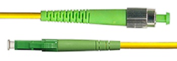 Коммутационный шнур оптический Cabeus FOP(s)-9-FC/APC-LC/APC-20m