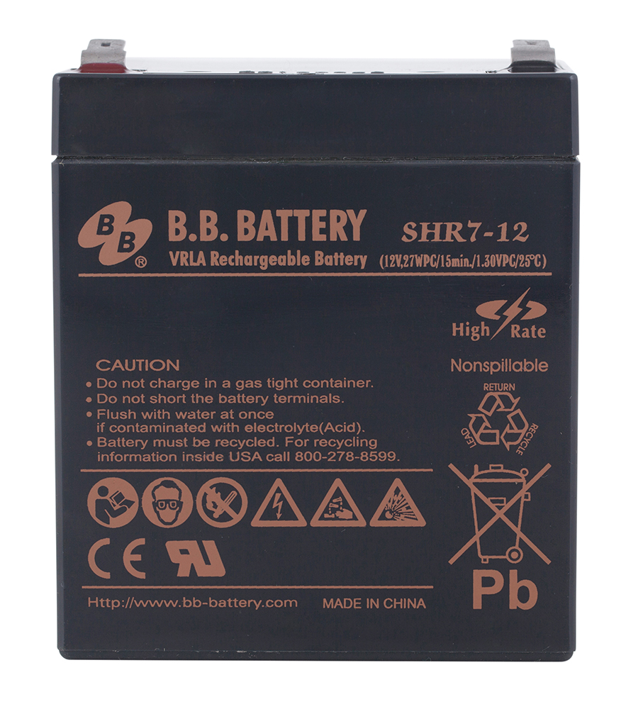 Купить B.B.Battery SHR 7-12 аккумулятор для ибп SHR по лучшей цене в Москве