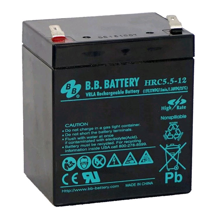 Купить B.B.Battery HRC 5.5-12 аккумулятор для ибп HRC по лучшей цене в ...