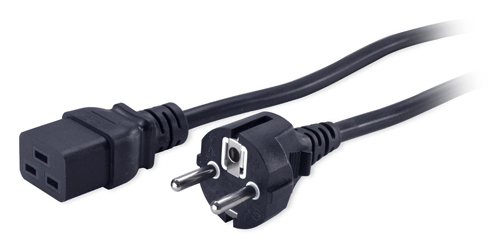 Шнур для блока питания Hyperline PWC-IEC19-SHM-5.0-BK