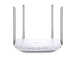 Маршрутизатор TP-Link, портов: 5, LAN: 4, WAN: 1, скорость мб/с: 867, антенн: 4, 37х230х144 мм (ВхШхГ), цвет: белый, Archer C50(RU)