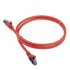 Шнур комм. Lanmaster, кат. 6, экр., FTP, RJ45/RJ45, LSZH, AWG26, 0.5м, оранжевый