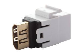 Модуль розеточный Eurolan, keystone, 1хHDMI (Type A), цвет: белый