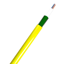 Кабель ВО BNH FO-CM Central Tube, 48хОВ, OS2 9/125, LSZH нг(A)-HF, Ø 9,7мм, универсальный, гофрированная стальная лента, 2,7 кН, жёлтый, стал.провол.