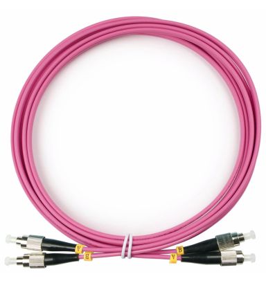 Коммутационный шнур оптический Cabeus FOP-50-OM4-FC-FC-3m