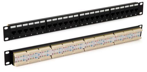 Коммутационная патч-панель Hyperline PP3-19-16-8P8C-C5E-110D