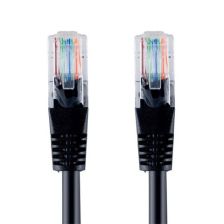 Шнур комм. Siemon MC, кат. 6, неэкр., U/UTP, RJ45/RJ45, LSZH, 5м, чёрный, T568A/B схема разводки проводников