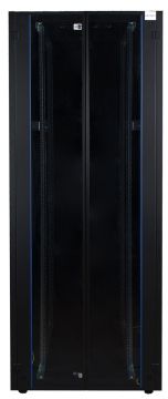 Шкаф телекоммуникационный напольный Datarex, IP20, 42U, 2010х800х800 мм (ВхШхГ), дверь: двойная распашная, стекло, боковая панель: сплошная съемная, р