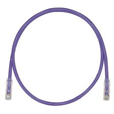 Шнур комм. Panduit, кат. 6, неэкр., U/UTP, RJ45/RJ45, PVC, AWG24, 3м, фиолетовый