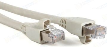 (Архив)Шнур комм. Hyperline, кат. 6, экр., четырехслойный экран Duobond IV, RJ45/RJ45, LSZH, AWG26 8м, серый