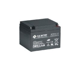 Аккумулятор для ИБП B.B.Battery BPS, 123х166х175 мм (ВхШхГ),  необслуживаемый электролитный,  12V/26 Ач, (BB.BPS 26-12)