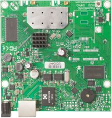 Маршрутизатор Mikrotik, портов: 1, 105х105 мм (ШхГ), бескорпусный, RB911G-2HPnD