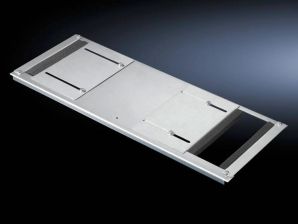 Панель основания Rittal, с щеточным вводом, 800х237,5 мм (ШхГ), для шкафов RITTAL, цвет: серый